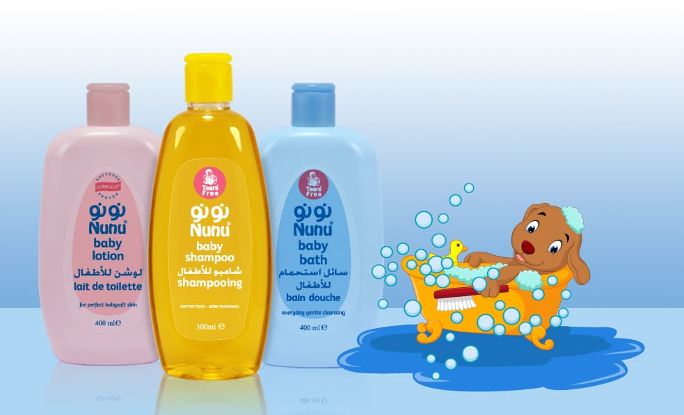 NUNU baby offer(shampoo+lotion+bath)
