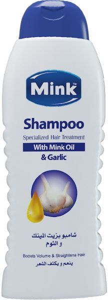 Mink shampoo with Mink oil & Garlic